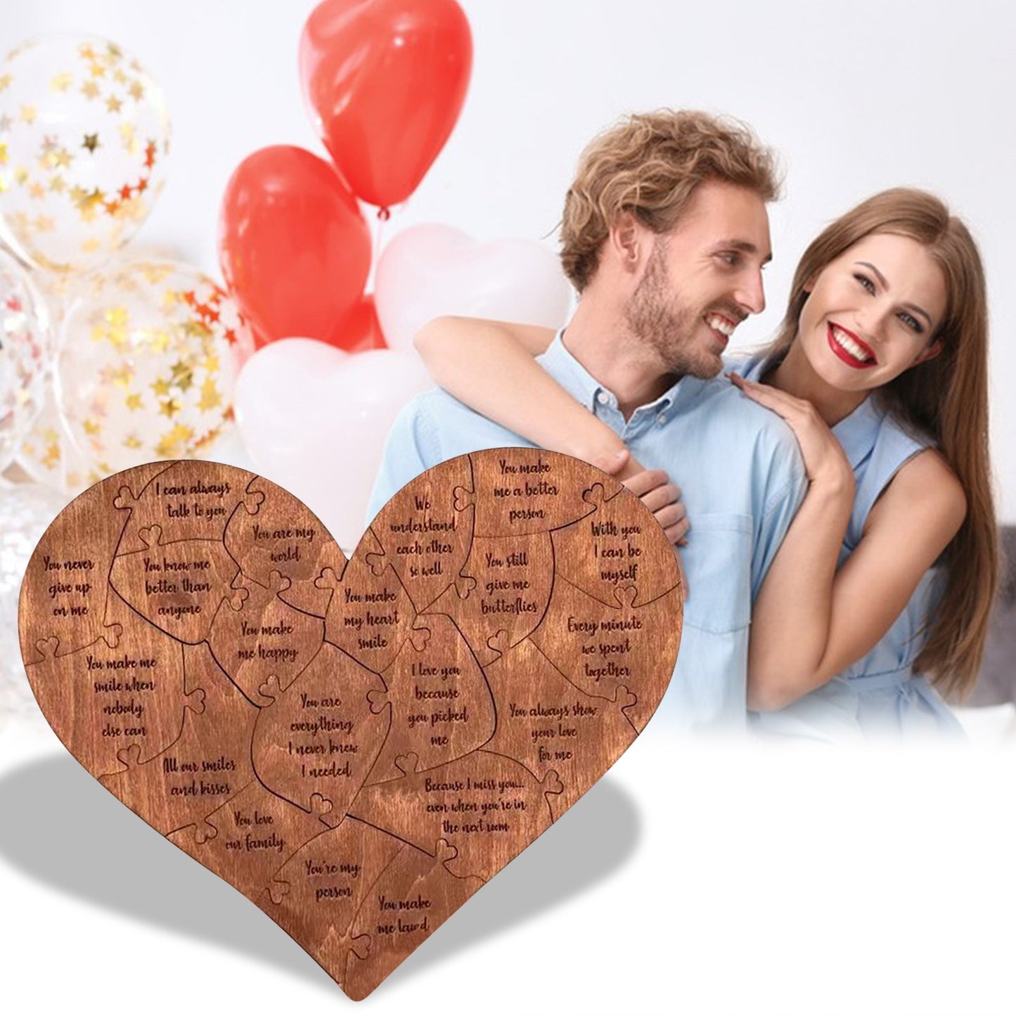 20 Reasons "Why I Love You" Puzzle